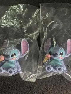 ディズニー　キャラクター　スティッチ　ガチャガチャ　たべすぎまして…