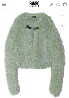 PAMEO POSE baby bird cardigan グリーンのサムネイル