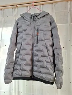 fieldcore フード付きダウンジャケット グレー