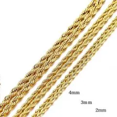 18k純金コーティングネックレス