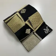 名古屋帯 紫と金 幾何学模様 美品作り帯 - メルカリ
