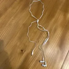 Lightningコネクタ 有線イヤホン ホワイト