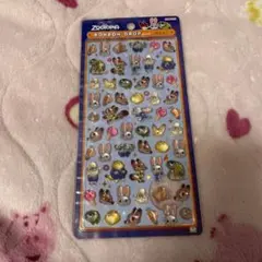 ボンボンドロップシール　ミニ　ディズニー　ズートピア　うるちゅる