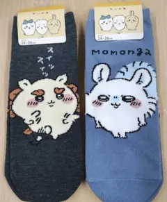ちいかわ ソックス 2足セット 24-26㎝　レディース　メンズのサムネイル