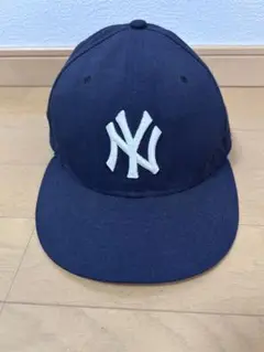 希少 USA製 ニューエラ 59FIFTY ヤンキース 7 3/8 ツバ裏黒