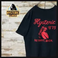 1847 U【美品】ヒステリックグラマー☆ヒスガール 希少な刺繍ロゴ Ｔシャツ