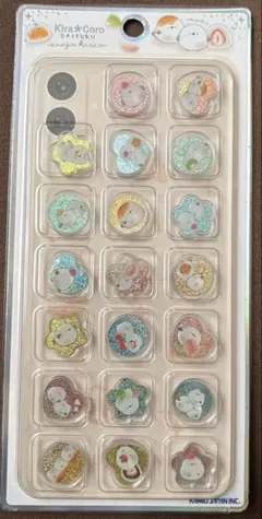 『正規品』おはじきシール　キラコロ　シマエナガ