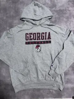 チャンピオン GEORGIA FOOTBALL パーカー L カレッジロゴ