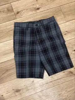 COMME CA ISM 半ズボン 110A グレー系チェック