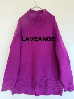 LAVEANGE｜ラビアンジェ バックスリットタートルニットプルオーバー