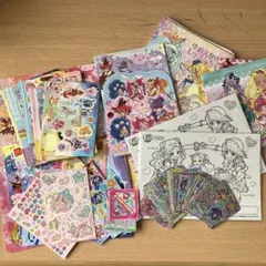 匿名配送　プリキュア シール・紙もの大量セット