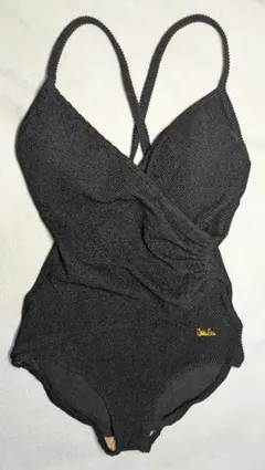 ⑩ピーターパン レディースワンピース水着 ブラック LL サイズ 匿名配送