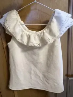 LAISSE PASSE フリル付き　カットソー