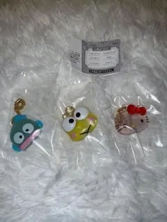 サンリオ カラフルキャンディチャーム 3点セット キティ ハンギョドン けろっぴ