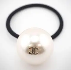 美品シャネル ココマーク U17V フェイクパール ヘアゴムのサムネイル