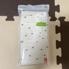 ユニクロ　ハート柄 ホワイトレギンス 90