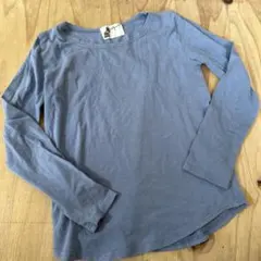 落ち着いた水色☆キッズ長袖カットソー 130cm