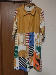 値下げSHEIN カラフルシャツワンピース Mサイズ