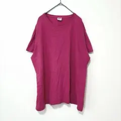 GILDAN 半袖Tシャツ ピンク XL 無地 シンプル トップス カラー 派手