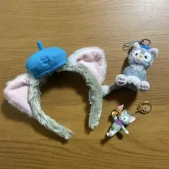 ジェラトーニ　ぬいぐるみストラップ　カチューシャ　キーチェーン　セット