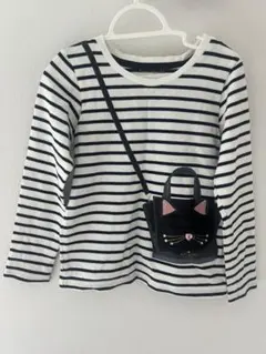 kate spade 長袖カットソー 120cm 猫バッグ付き