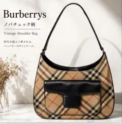 Burberrys ショルダーバッグ ノバチェック ホース柄 ヴィンテージ人気のサムネイル