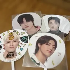 K-POPアイドル うちわセット 4種