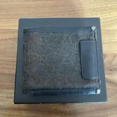 GUCCI ブラック ナイロン 二つ折り財布 状態悪ジャンク品