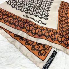 Christian Dior シルクスカーフ トロッター　バンダナ　総柄