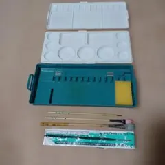 画材セット パレット 筆 スポンジ付きのサムネイル