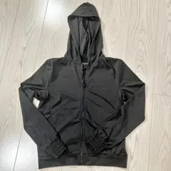 GU フルジップパーカー ブラック S