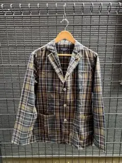 ［美品］ジムフレックス チェック柄シャツジャケット M サイズ