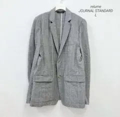 relume JOURNAL STANDARD ウールジャケット L チェック