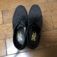 美品 フェラガモ  レースアップシューズ
