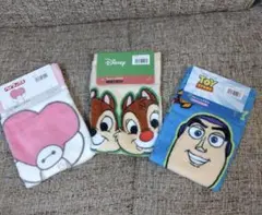 ベイマックス　チップとデール　トイストーリー　ウォッシュタオル