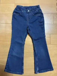 【GU】デニムフレアパンツ