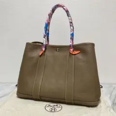 ✨新品展示品✨HERMES ガーデンパーティPM❤️ネゴンダ・大人気エトゥープ✨ エルメス ネオ ガーデンパーティー 23 エベンヌ エベーヌ トワル
