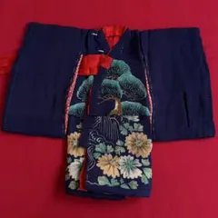 市松人形 12号(42cm)サイズの着物　比翼仕立て　オーシャンブルー　蔦花 2026年最新】市松人形 着物 12号の人気アイテム - メルカリ