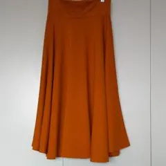 ROSE BUD　ローズバッド　山吹色　フレアスカート