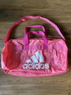 adidas アディダス ボストンバッグ ピンク 軽量 コンパクト収納