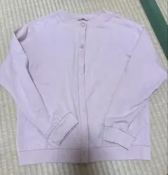 ユニクロ　キッズ　カーディガン　ピンク　長袖　140