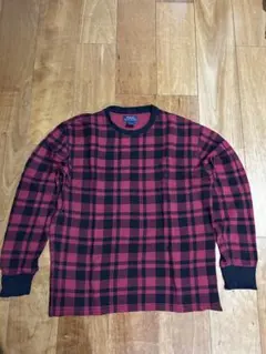 古着　ラルフローレン　サーマルカットソー　 ロンT　ロゴ刺繍