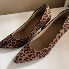 GRL レオパード柄 ポインテッドトゥ パンプス 23.0cmのサムネイル