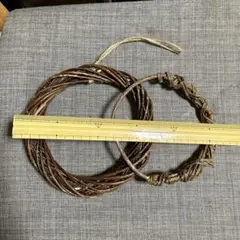 リース材料 自然素材 ツル 15cm 2個セット