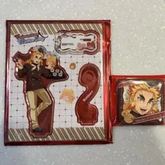 鬼滅の刃 バレンタイン 2026 煉獄杏寿郎　アクリルスタンド　缶バッジ　セット