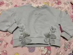 最終価格　美品　メゾピアノ　キラキラロゴトレーナー　130サイズ