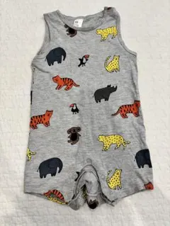 H&M 動物柄ロンパース 12-18ヶ月
