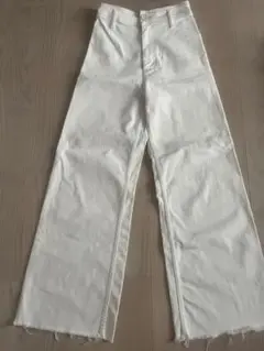 ZARAハイウエストワイドパンツ