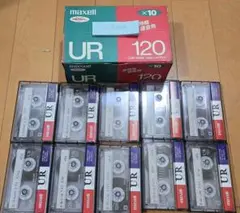 maxell UR 120 カセットテープ 12本入り