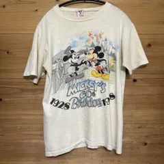 1988 Disney ミッキー 60周年 ヴィンテージ Tシャツのサムネイル